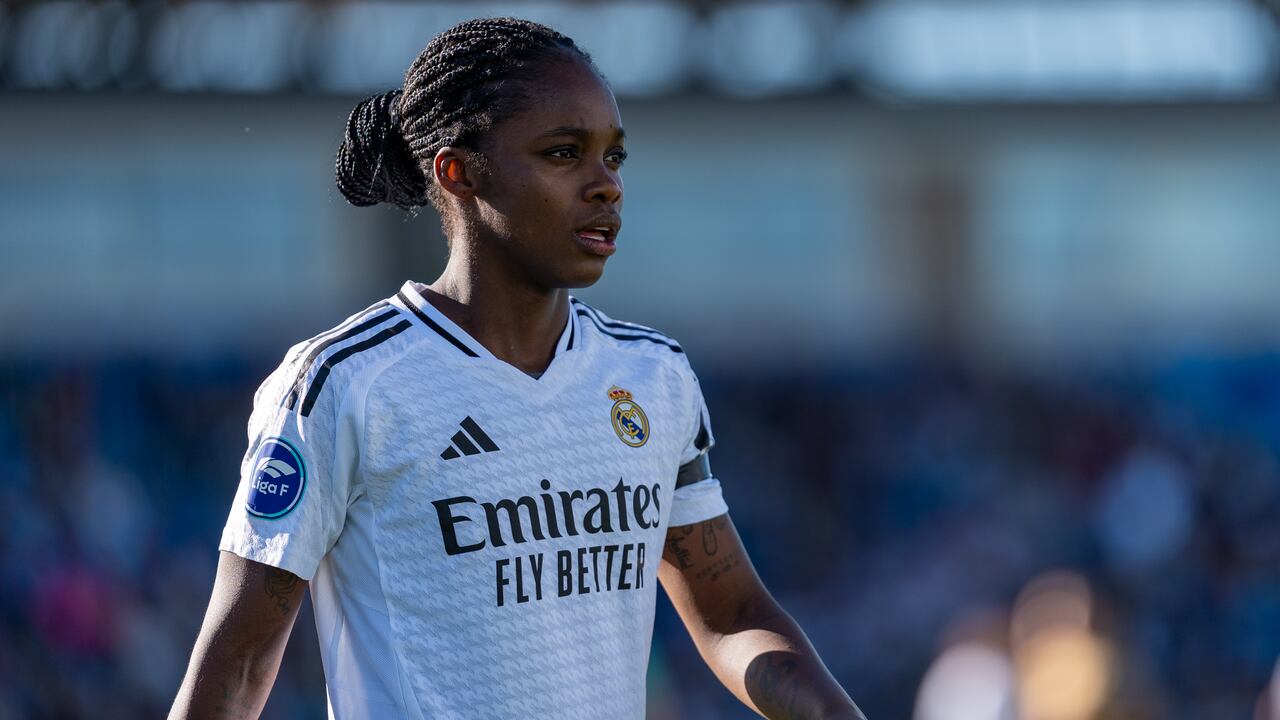 MADRID, SPAIN - MARCH 30: Linda Caicedo of Real Madrid CF is seen during the Liga F match between Real Madrid CF and Real Sociedad at Estadio Alfredo Di Stefano on March 30, 2025 in Madrid, Spain. (Photo by Alberto Gardin/Eurasia Sport Images/Getty Images)