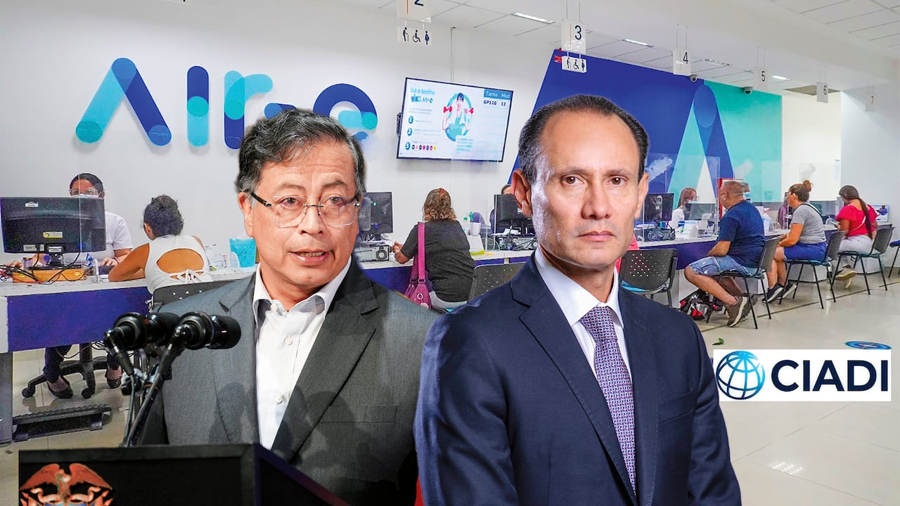 Gustavo Petro, expresidente de Colombia, y Alejandro Castañeda, presidente de Andeg.