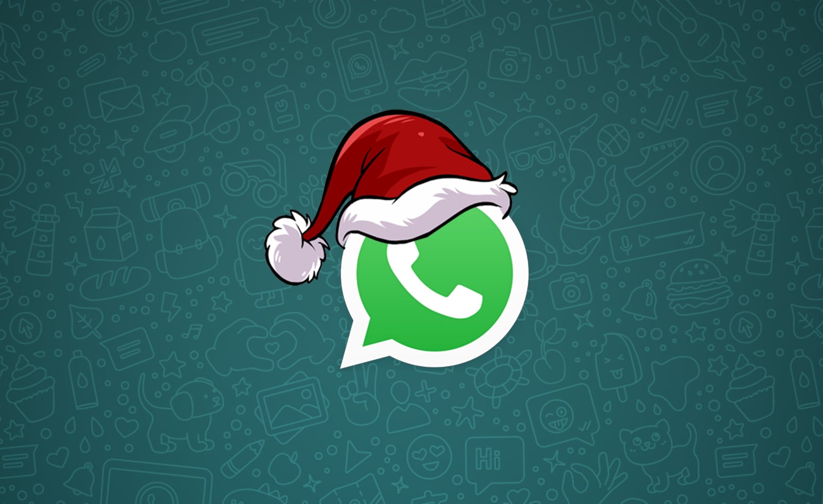 Una app permite agregarle el gorro de Navidad al logo de WhatsApp.