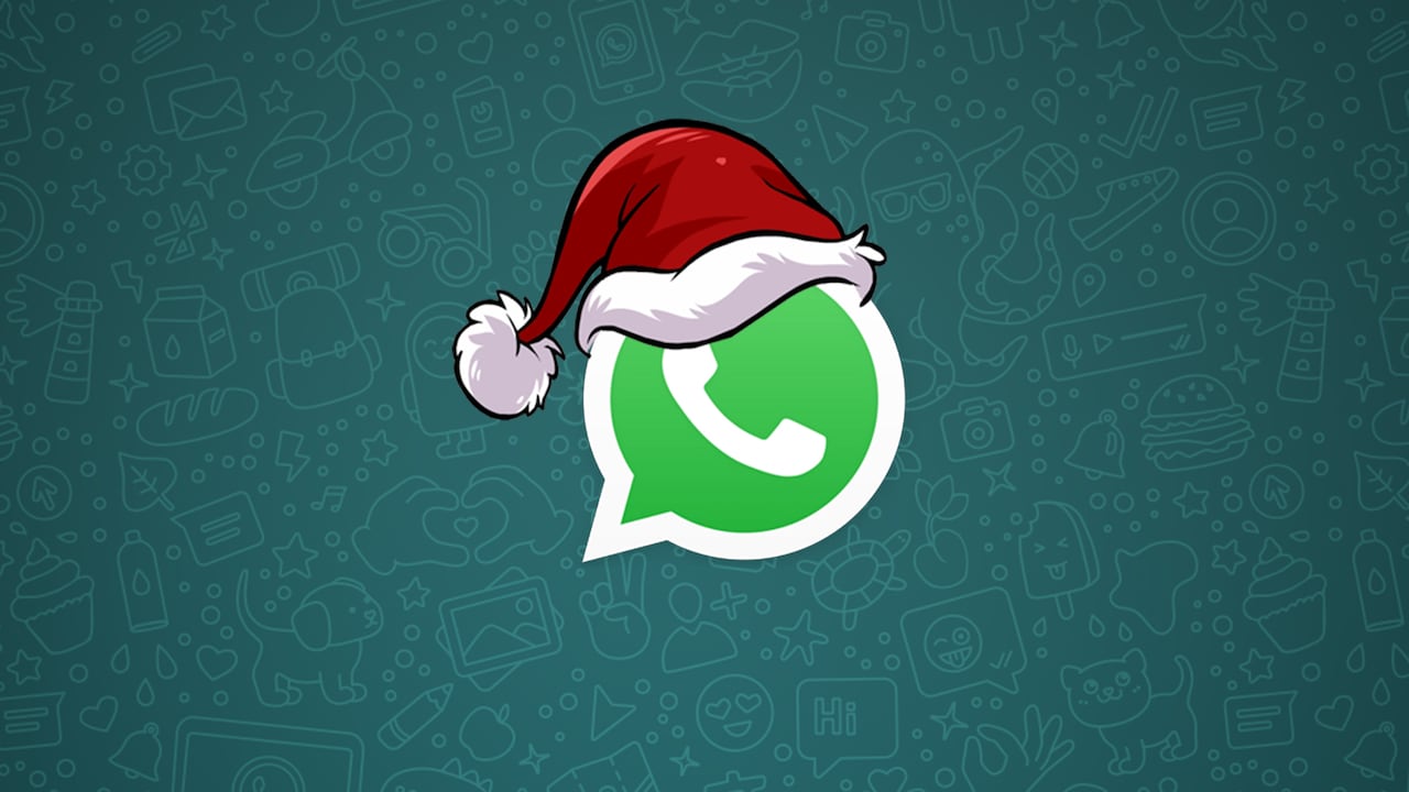 Una app permite agregarle el gorro de Navidad al logo de WhatsApp.