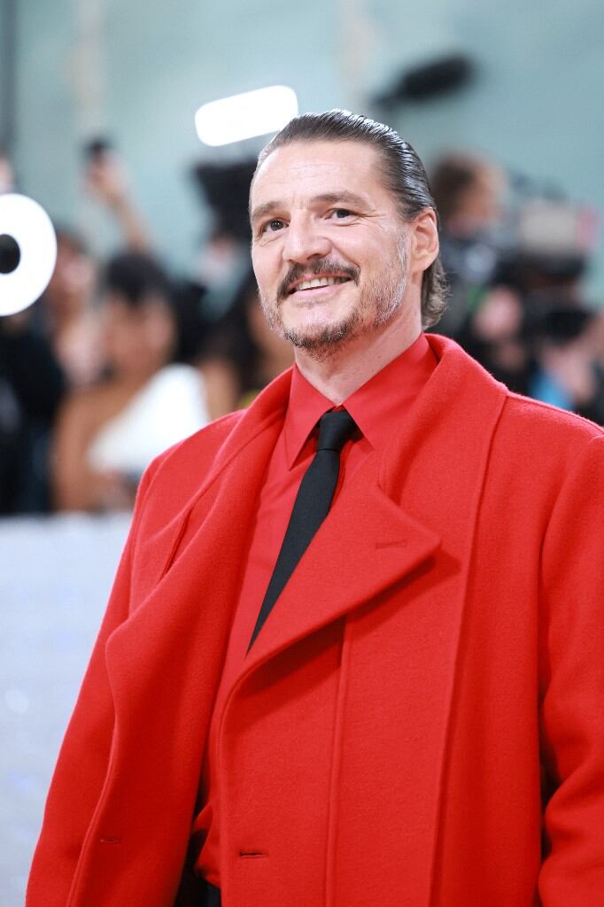 Pedro Pascal en la Met Gala 2023. Participará en la segunda entrega de Gladiador, dirigida por Ridley Scott