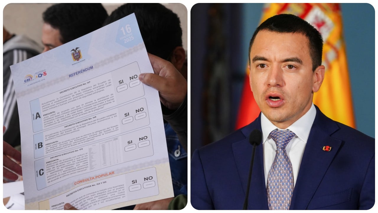 Los ecuatorianos rechazaron el referendo celebrado este domingo e impulsado por el presidente Daniel Noboa.