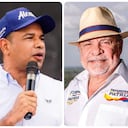 El alcalde de Sincelejo, Yahir Acuña, el papá del presidente, Abelardo De La Espriella Jurís y el mandatario colombiano Abelardo De La Espriella.