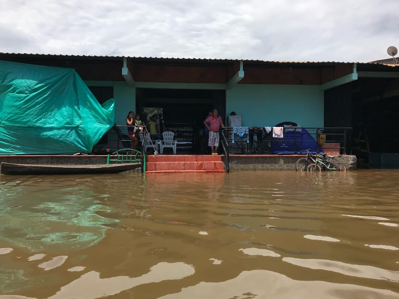 Las inundaciones afectaron a gran parte del departamento.