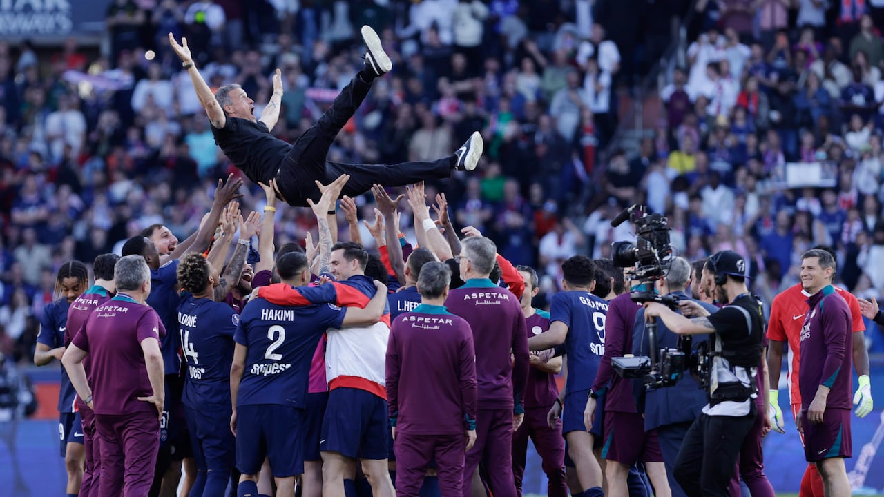 Luis Enrique logró su segunda Ligue1 desde que llegó al conjunto parisino.