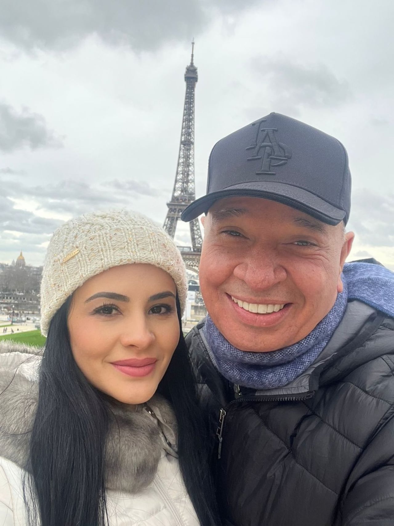 Luis Alberto Posada y su pareja Diana Sánchez