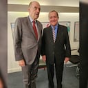 Álvaro Leyva en La Haya con Nicaragua.