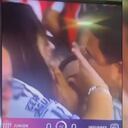 Una cámara de la transmisión, captó el momento exacto que se hizo viral.