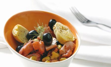 Ensalada de pulpo Málaga