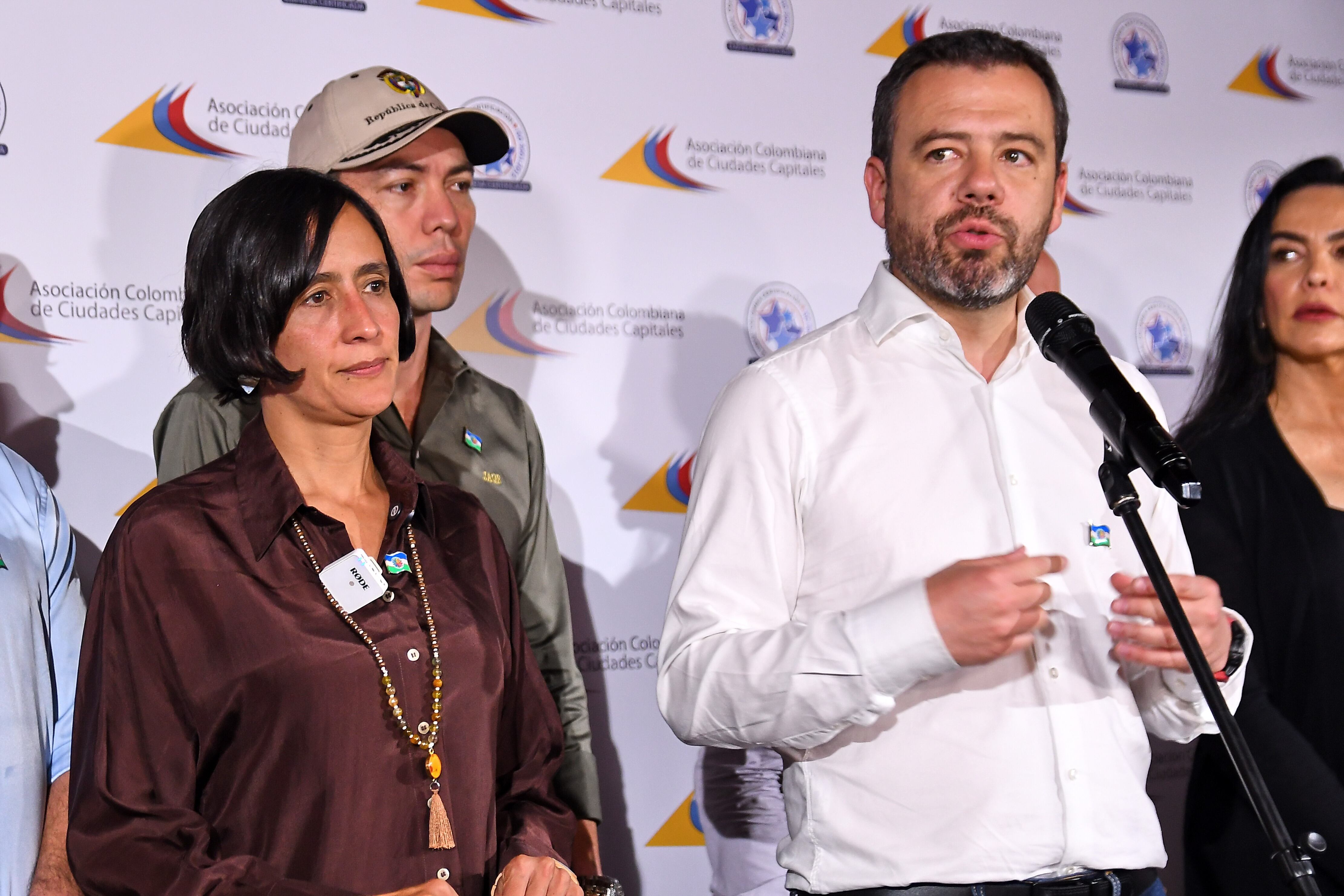 Declaraciones de la Ministra Susana Muhamad, de Ambiente y Desarrollo Sostenible Declaraciones finales con alcades en le Centro Cultural deCali , Mayo 2 de 2024, Foto Wirman Rios, EL PAIS