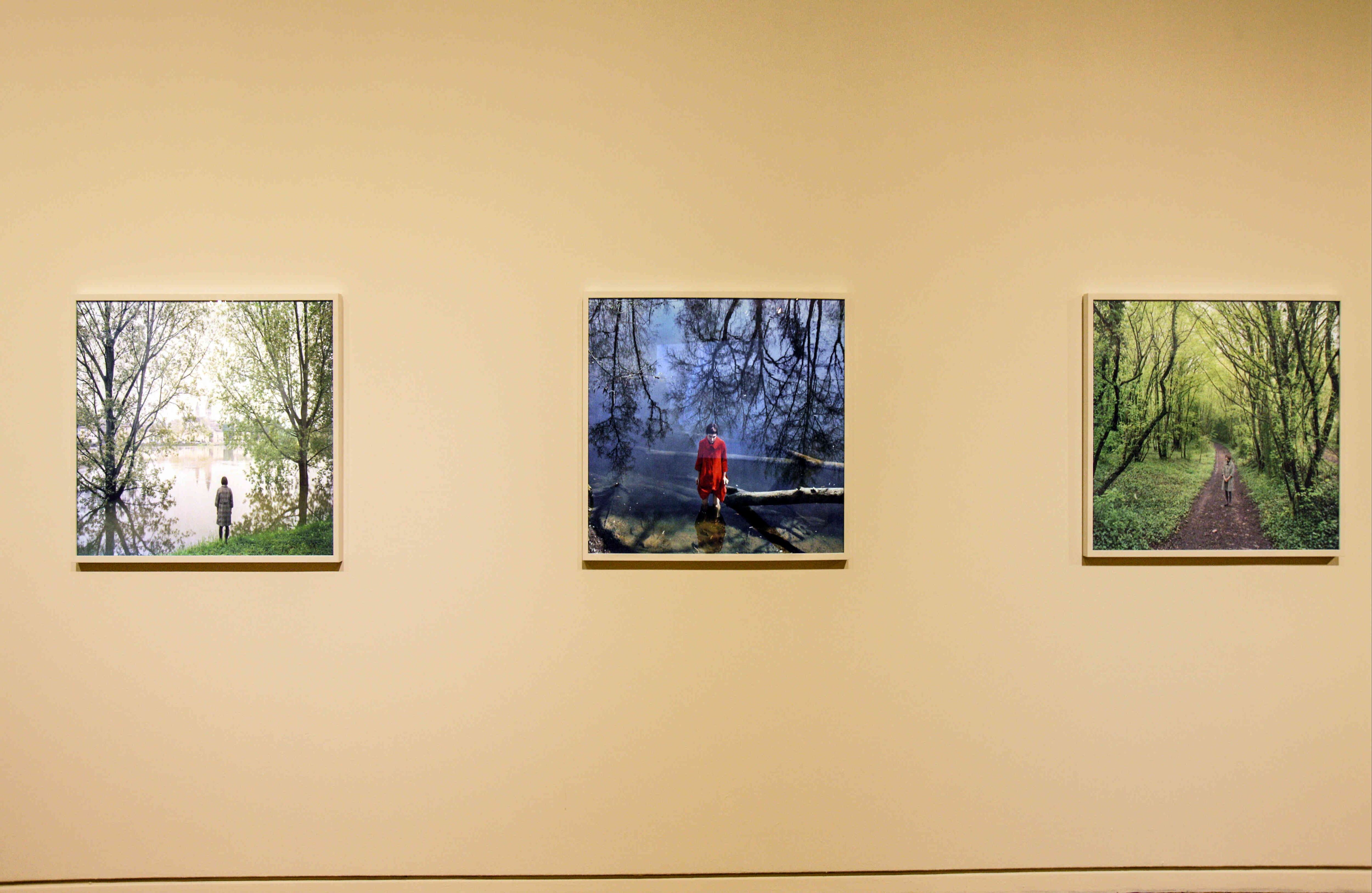 La obra de la artista finlandesa Elina Brotherus. Foto: Carlos Julio Martínez. 