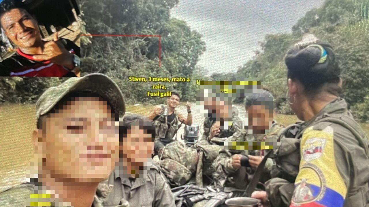 Alias Stiven de las disidencias de ‘Iván Mordisco’.