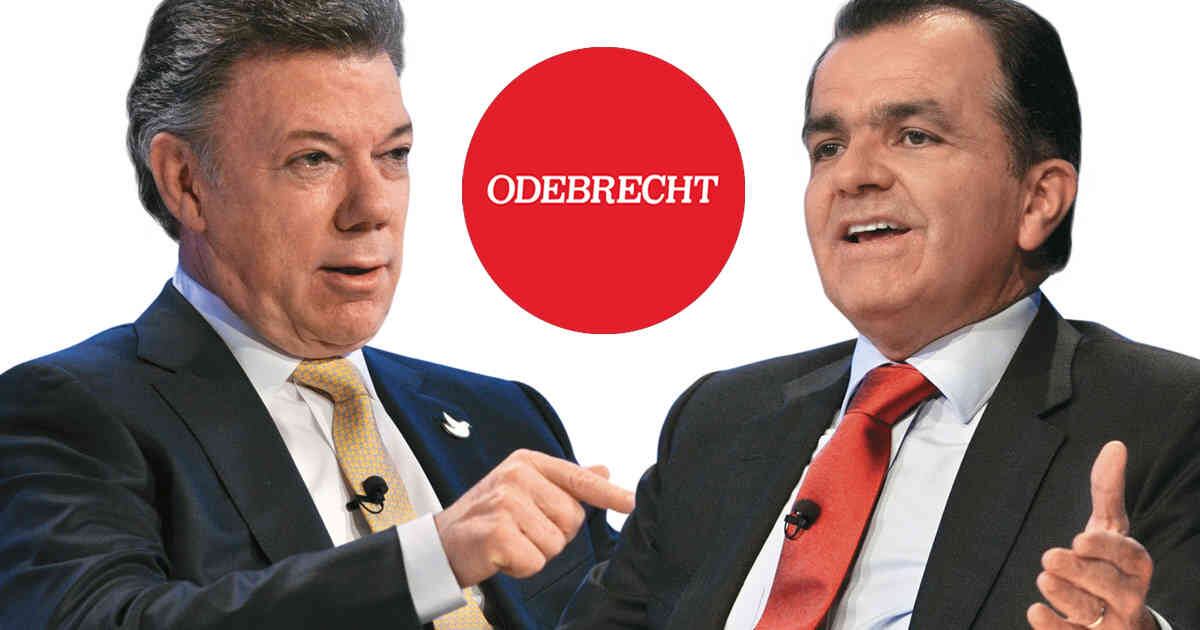 Juan Manuel Santos y Óscar Iván Zuluaga