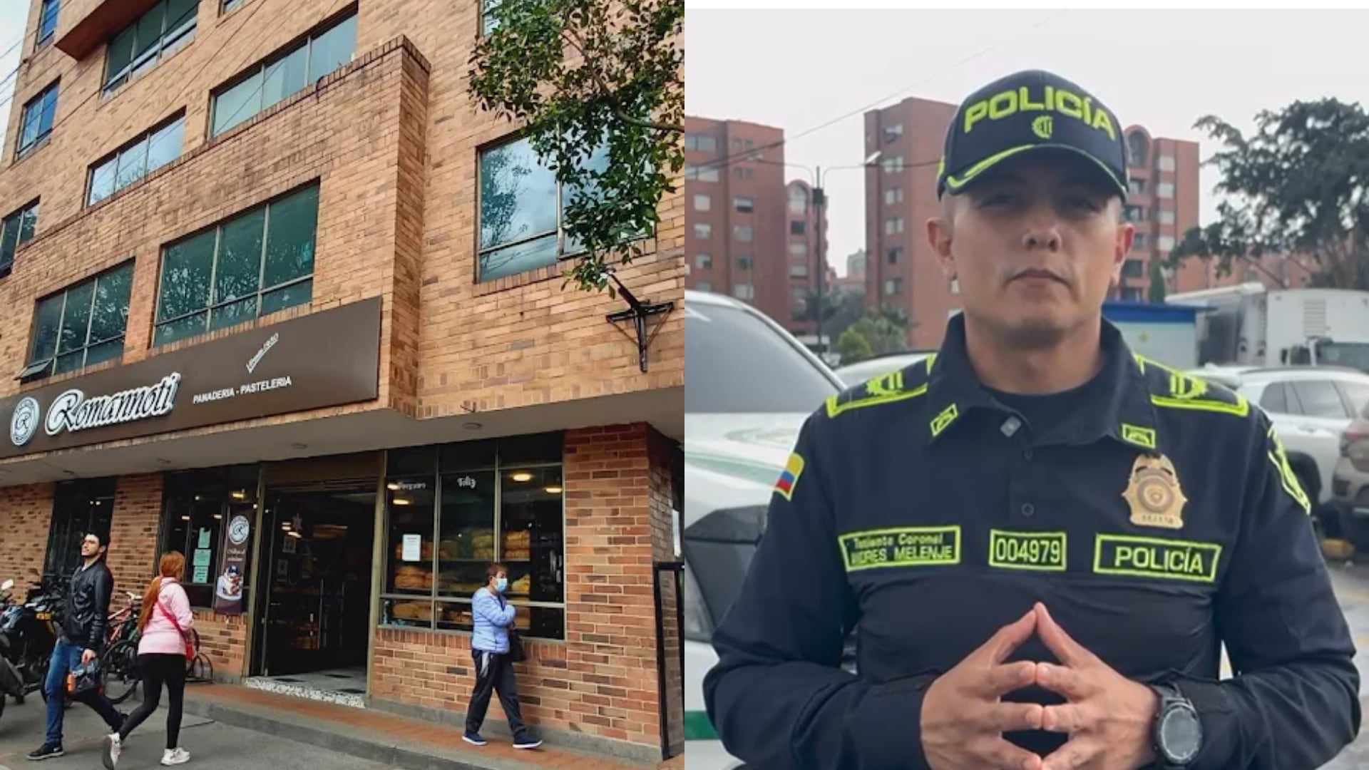 Robo en la pastelería Romannoti