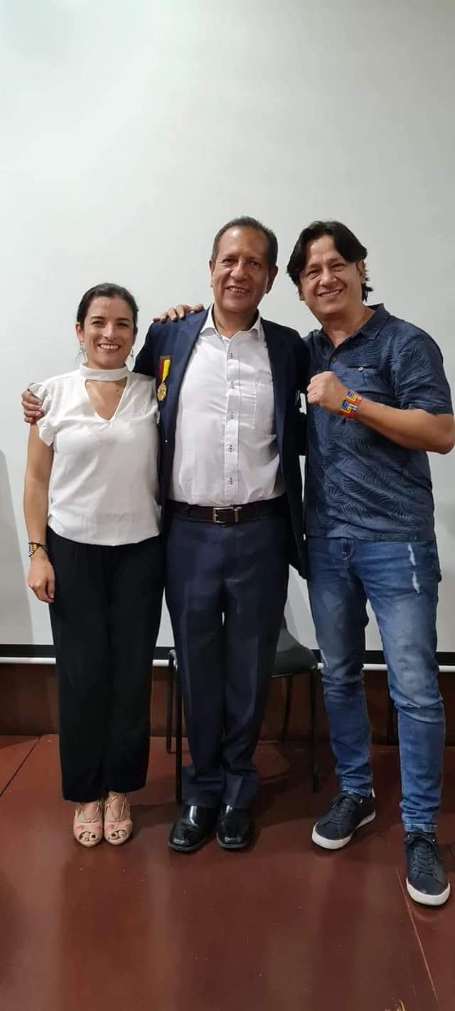 Martha Alfonso, Renzo García y Luis Guillermo Pérez.