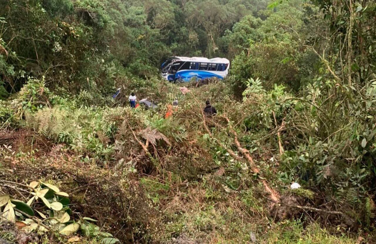 Accidente de tránsito de bus que cubría la ruta Bucaramanga–Arauca.