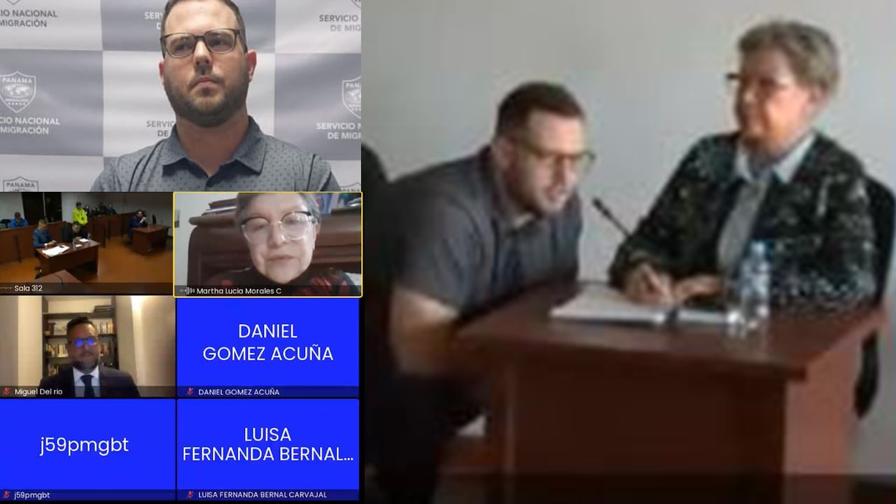 John Poulos y traductora