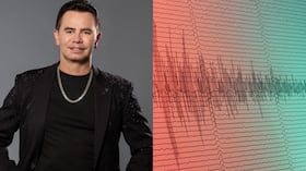 El cantante de música popular se pronunció tras el movimiento telúrico.