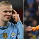 Erling Haaland y Kylian Mbappé, figuras del Manchester City vs. Real Madrid