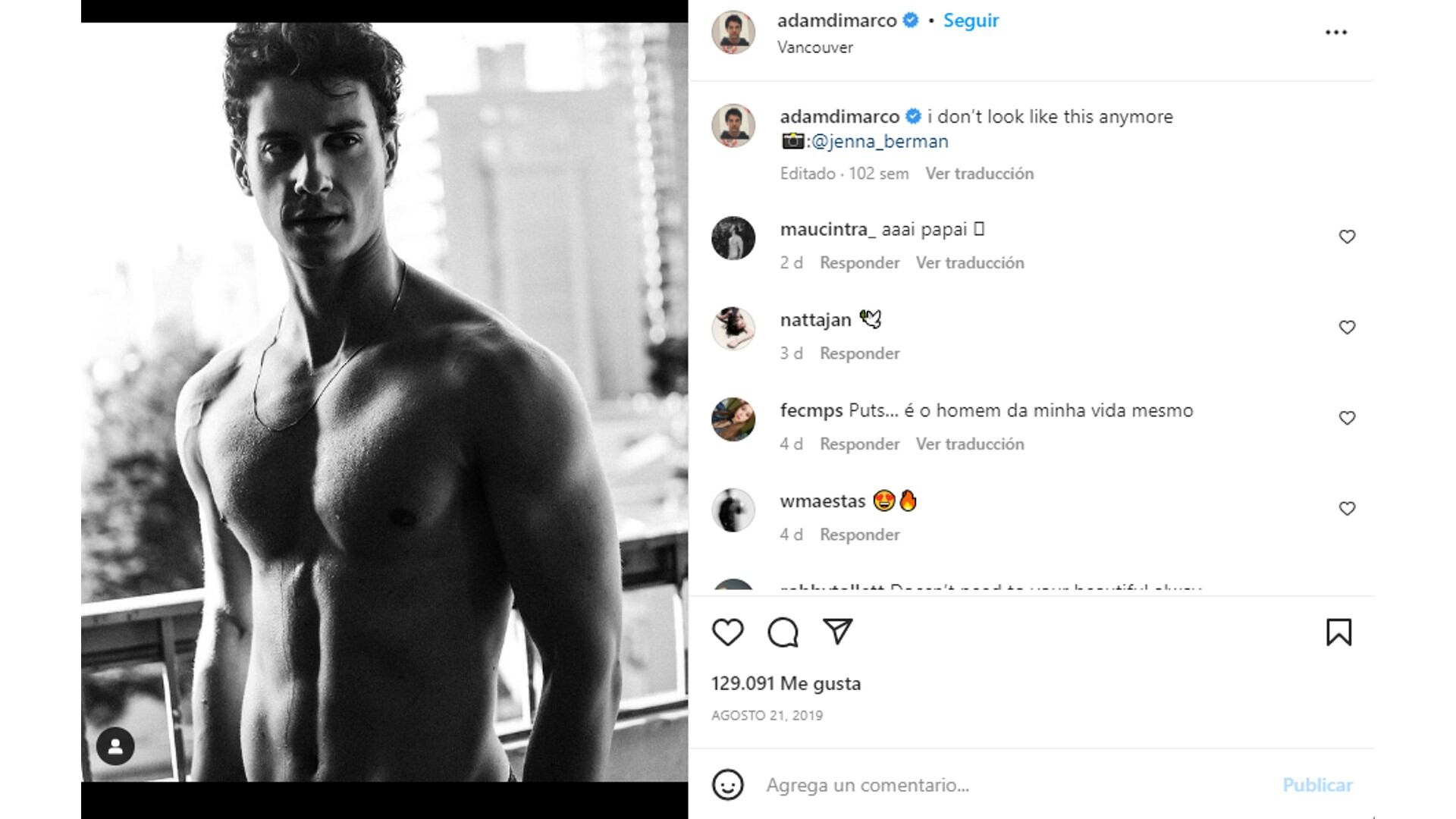 Publicación de Instagram.