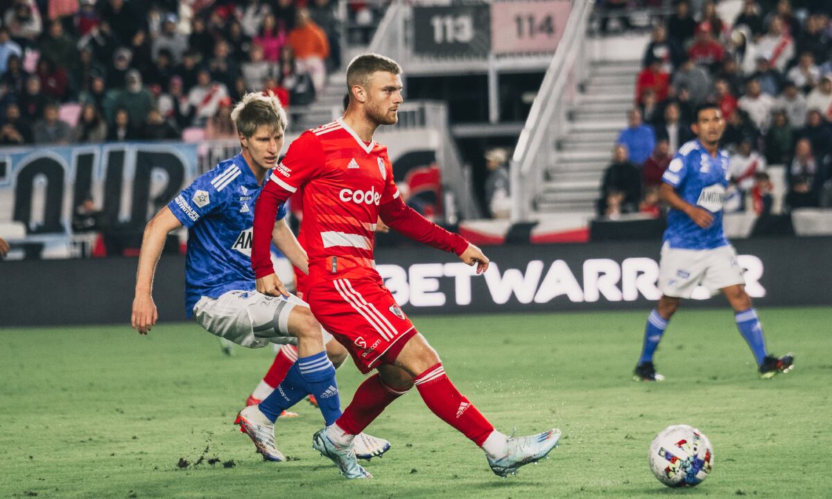 Millonarios vs. River Plate. Foto: Twitter 
River Plate (@RiverPlate).