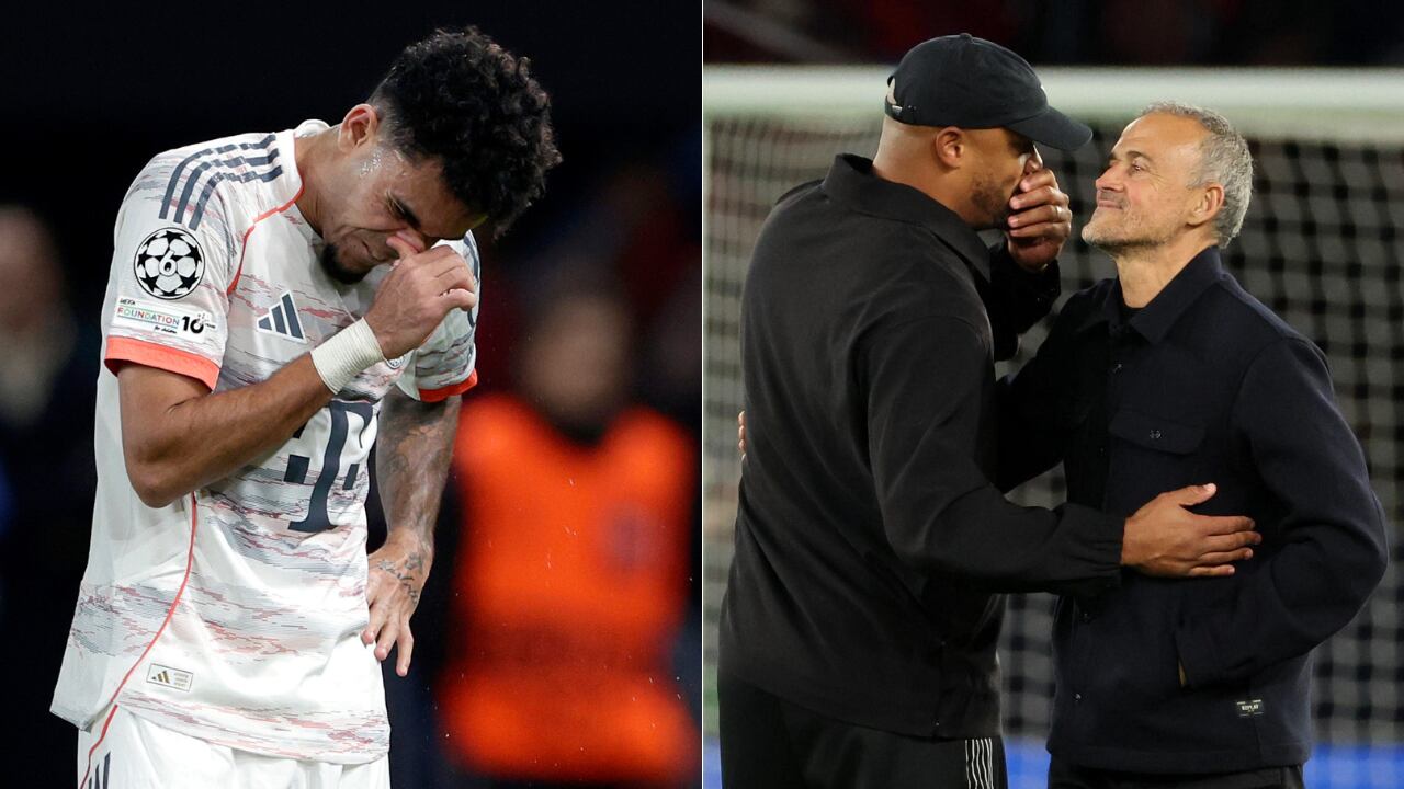 Expulsión de Luis Díaz: técnicos de PSG y Bayern no se callan por la jugada que acabó en roja - Semana