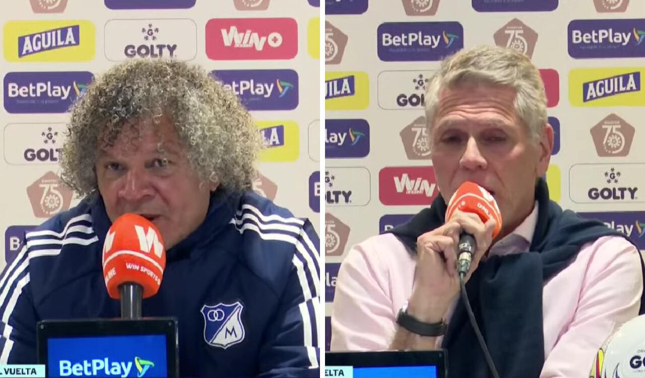 Entrenadores de Millonarios y Nacional, palpitaron la final vuelta en Bogotá.