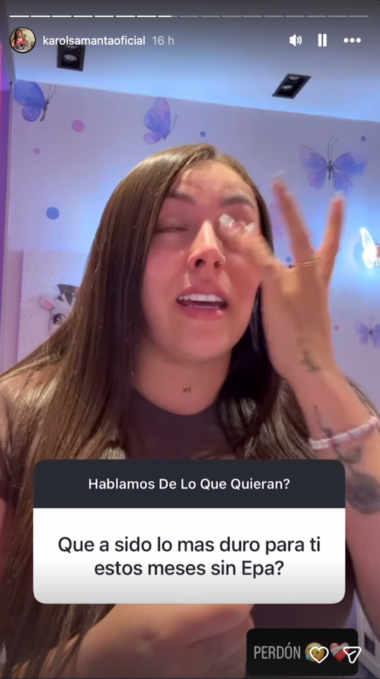 Karol Samantha habla de lo duro que es estar lejos de Epa Colombia.