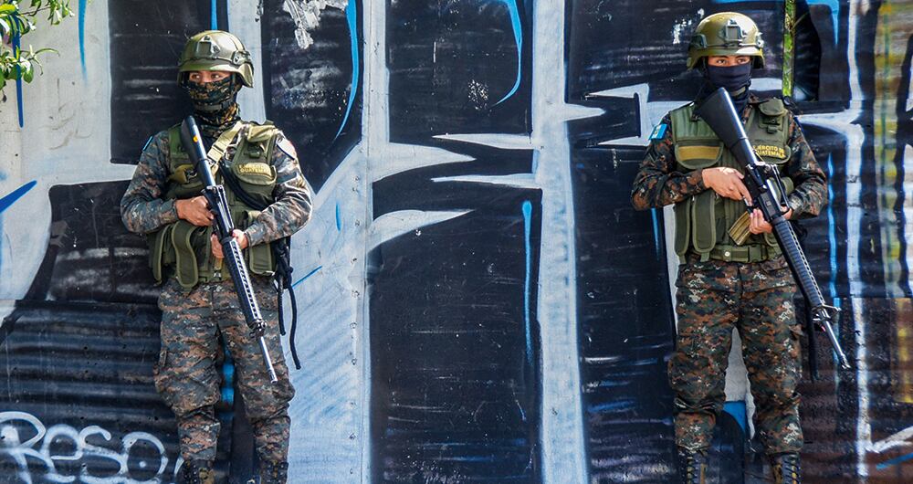 Militares frontera Guatemala-México 