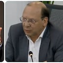 Empalme entre los coordinadores de los gobiernos saliente y entrante: Germán Ávila y José Manuel Restrepo.