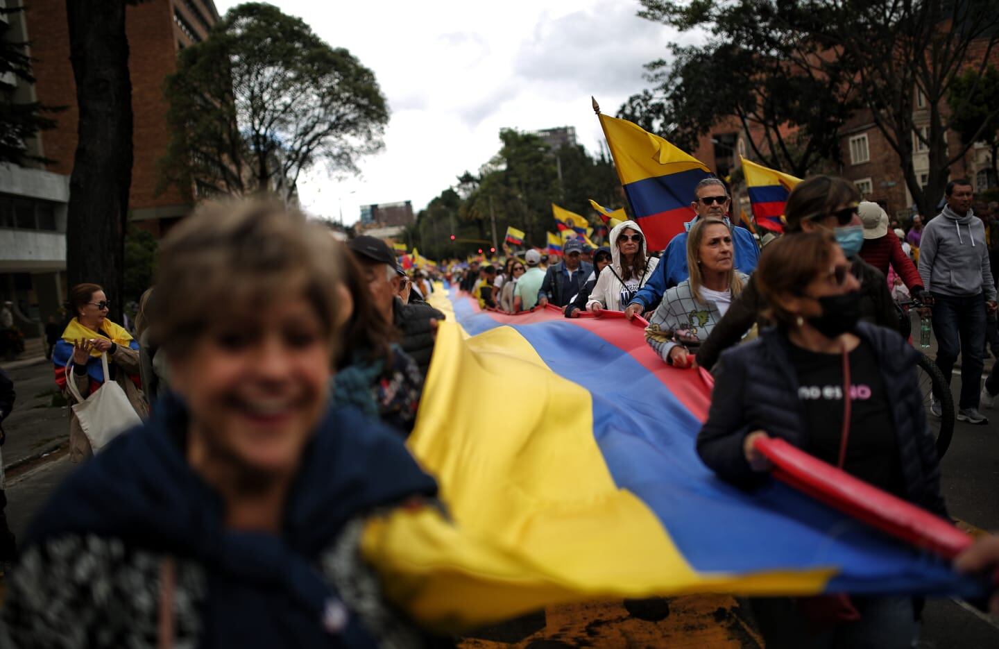 Marchas convocadas por la oposición en contra del Gobierno 15 febrero
