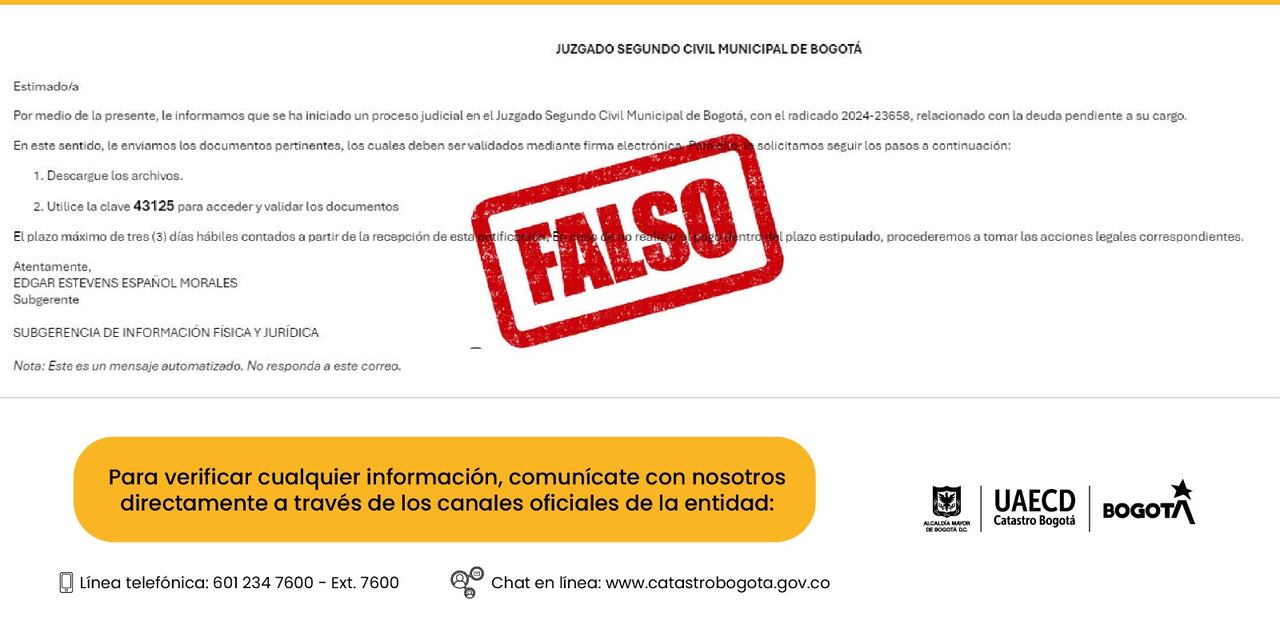 Falso correo