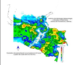 Pronóstico del clima para la primera semana de junio.