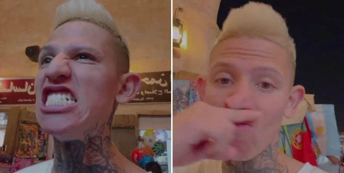 La Liendra vivió incómodo momento en Qatar