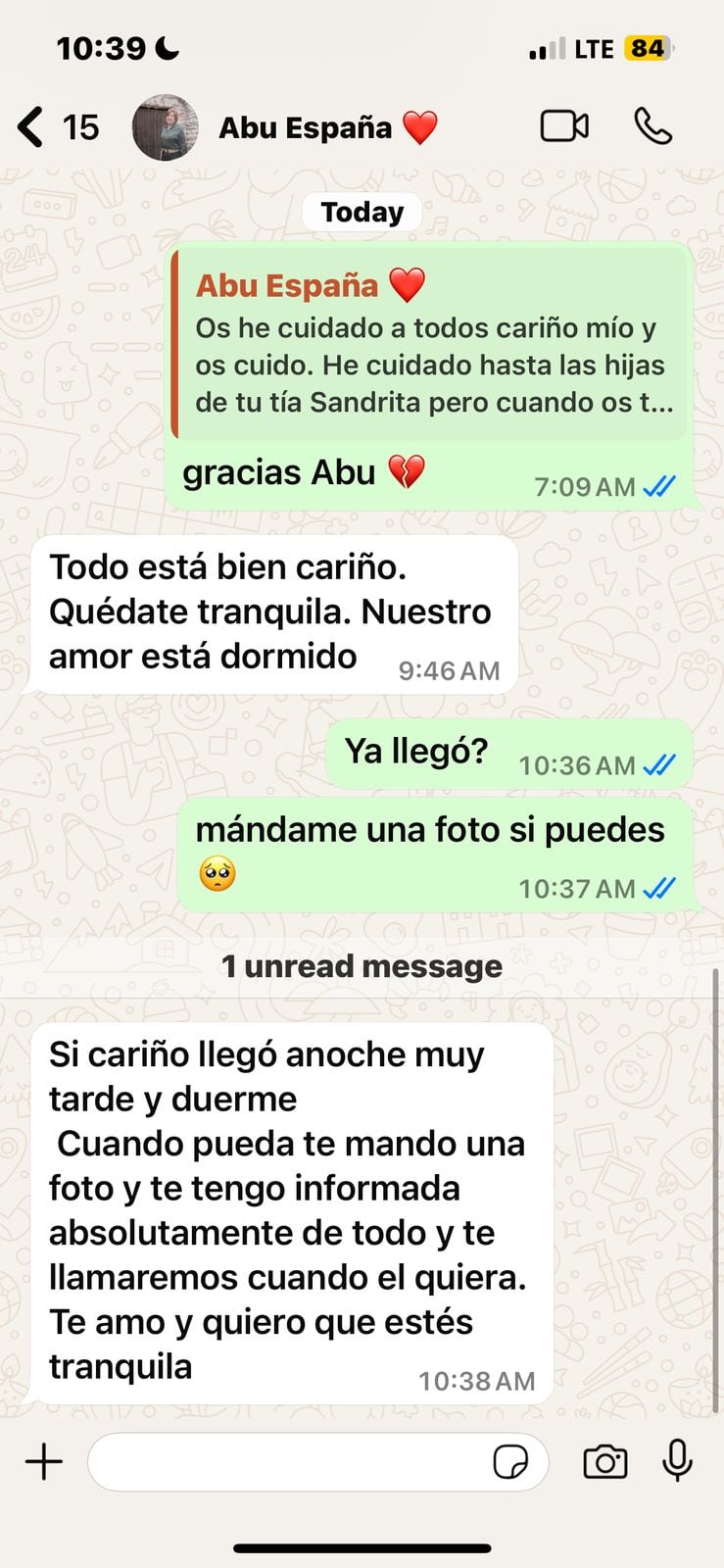 El chat que dejaría en evidencia la irregularidad.