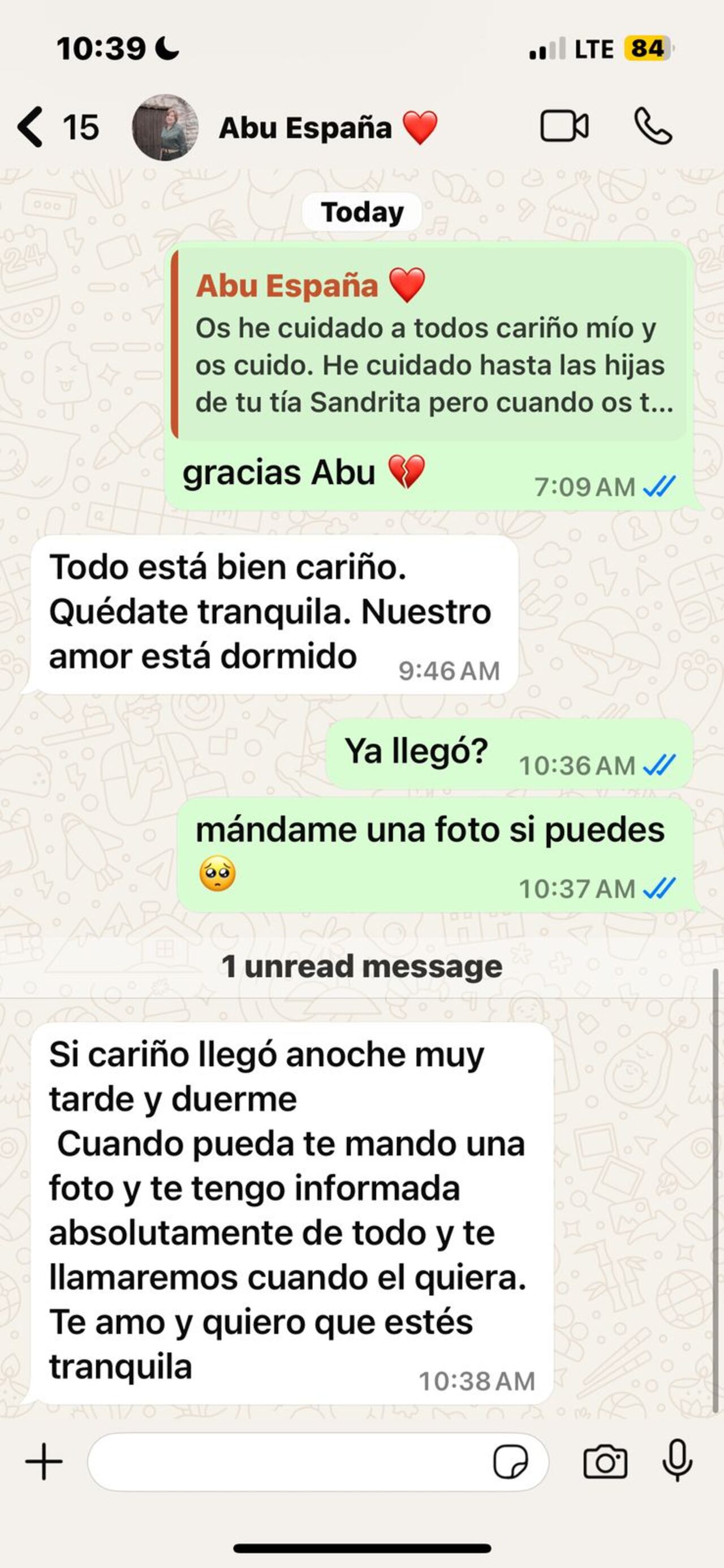 El chat que dejaría en evidencia la irregularidad.