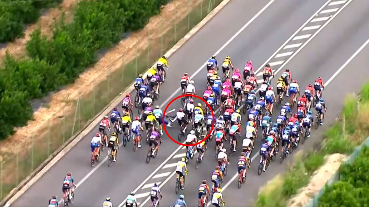 Juan Sebastián Molano en la etapa 7 de la Vuelta a España 2023.