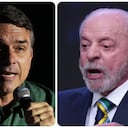Flavio Bolsonaro y Lula Da Silva