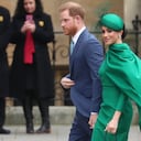 Los duques de Sussex en su último acto como miembros activos de la realeza, el año pasado en la Abadía de Westminster.