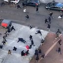 La batalla campal entre hinchas del Celta y del Rayo dejó varios heridos
El enfrentamiento alas afueras del Estadio de Balaídos.