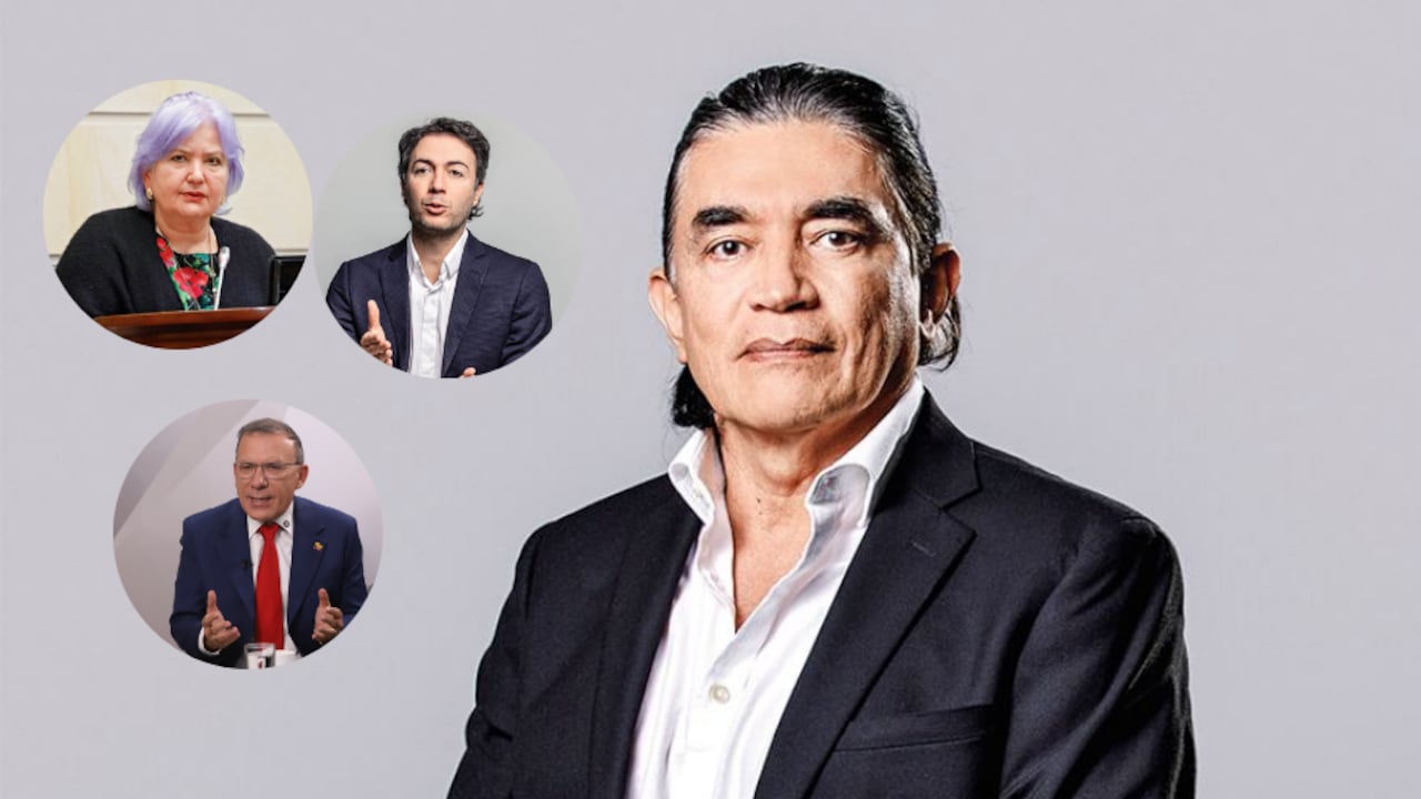 Gustavo Bolívar, Gloria Flórez, Daniel Quintero y Roy Barreras.