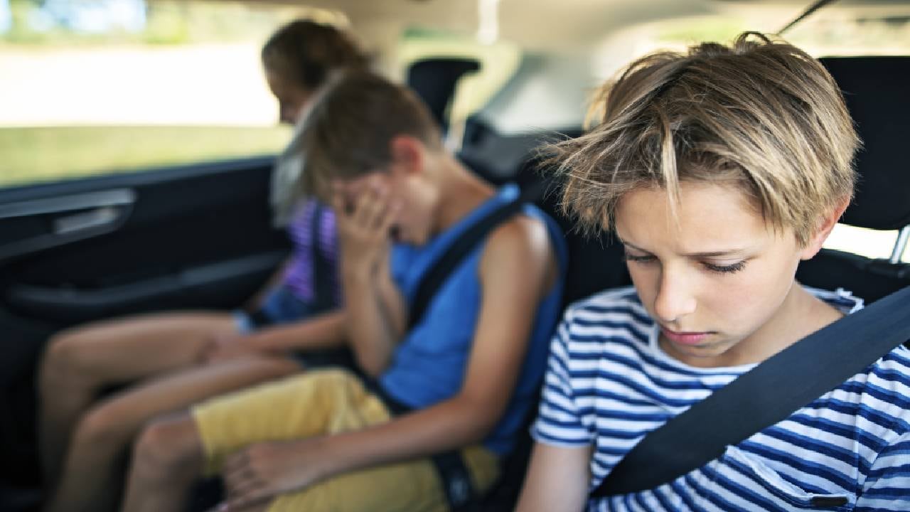 Algunos niños pueden ser más proclives al mareo.