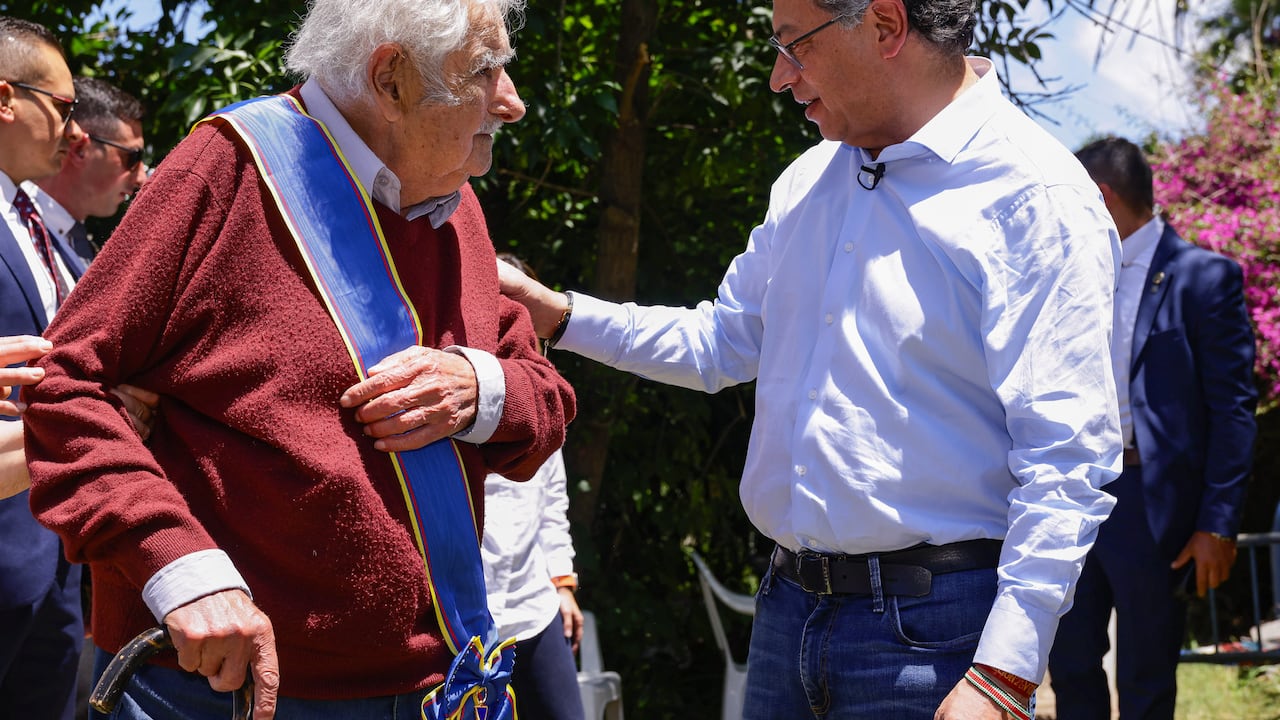 Gustavo Petro y Pepe Mujica.