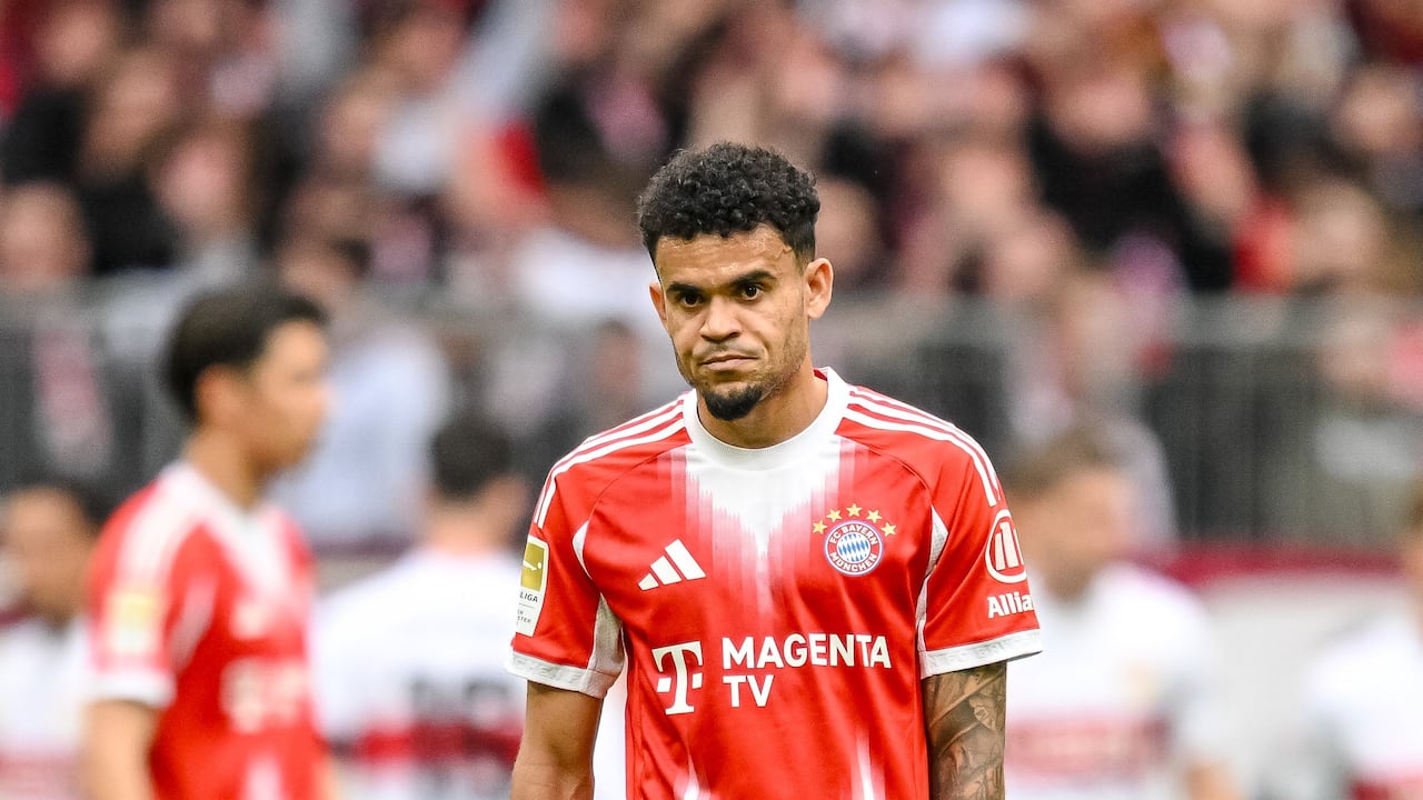 Luis Díaz entró en el segundo tiempo para el Bayern Múnich.