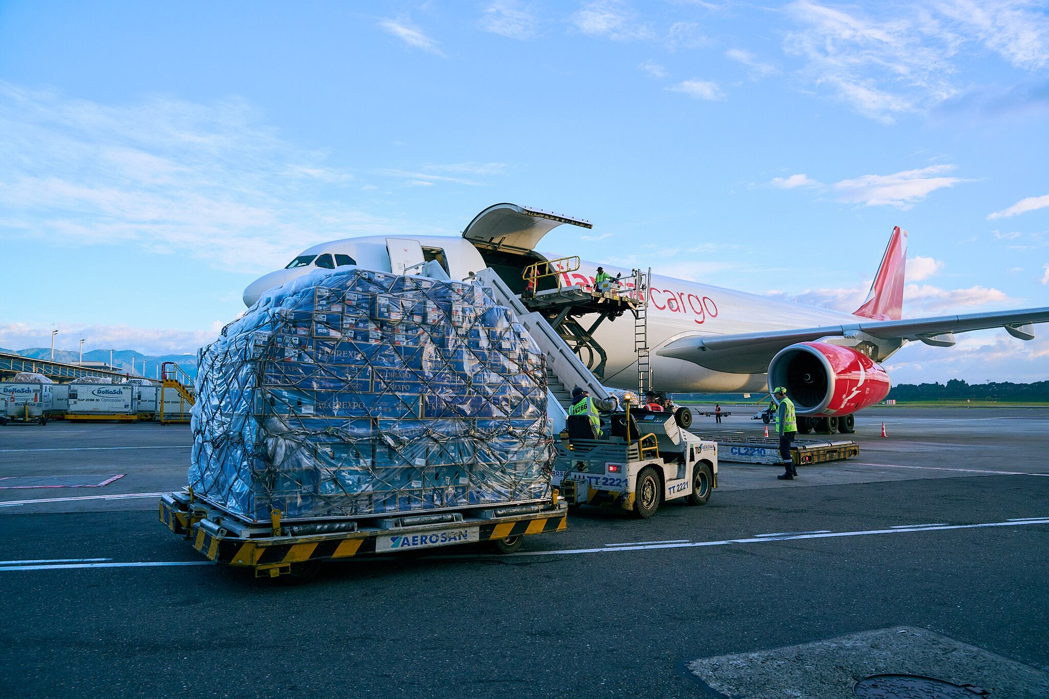 Exportación de flores colombianas
