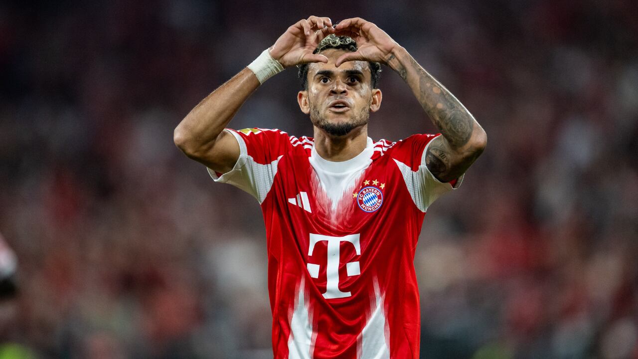 Luis Díaz, colombiano al servicio de Bayern Múnich.