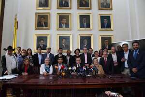 La bancada del Pacto Histórico acompañó la radicación de la iniciativa.