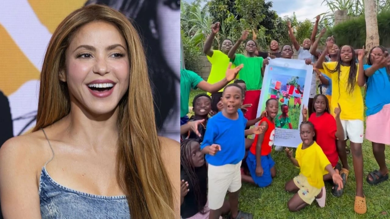 El emotivo intercambio entre Shakira y Ghetto Kids de Uganda rumbo a la final del Mundial