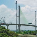 33.000 toneladas de acero se utilizaron en la obra. Esto equivale al peso de 4,5 torres Eiffel.