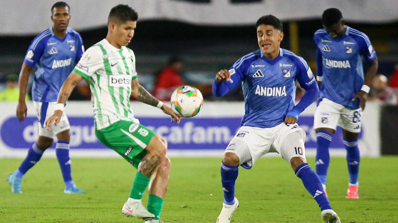 Millonarios vs. Nacional por la fecha 2 del cuadrangular B en Liga BetPlay.